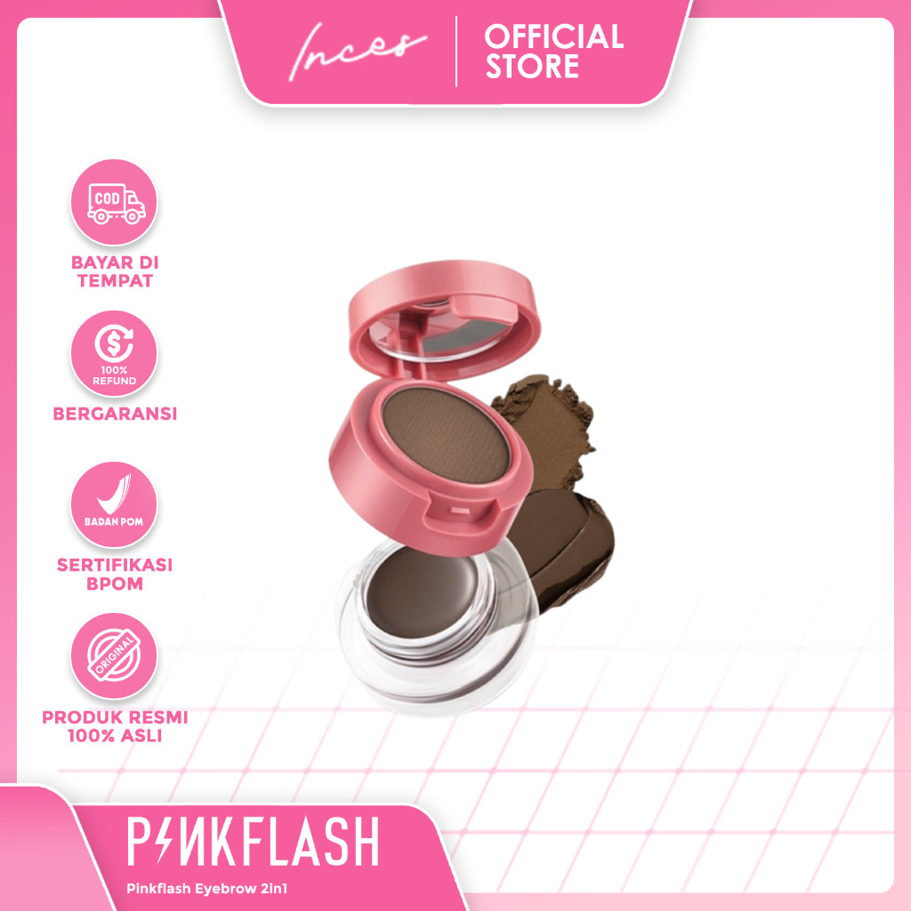 FS  - Pinkflash Eyebrow 2in1 Pinkflash Eyebrow Powder Pinkflash Eyebrow Gel Pinkflash Eyebrow Pomade