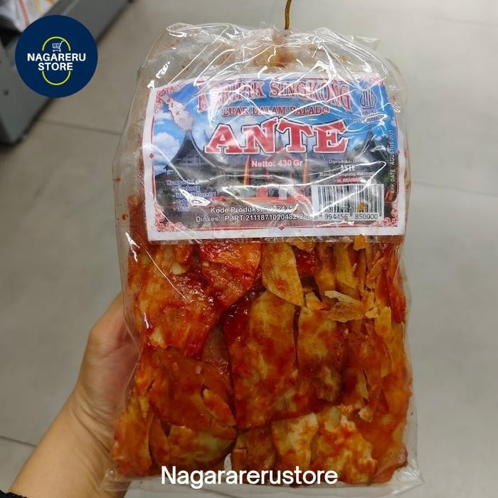 

Ante keripik singkong balado 430 gr
