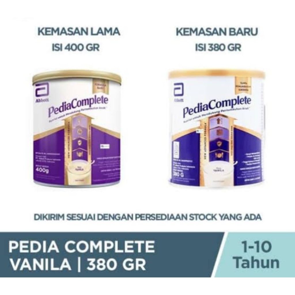 

PEDIACOMPLETE VANILLA 380 GRAM - SUSU FORMULA KHUSUS ANAK MALNUTRISI / GIZI BURUK