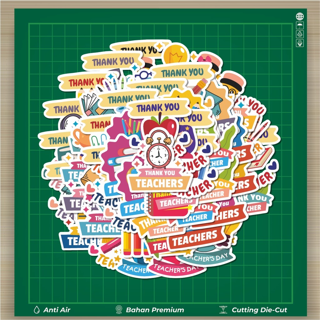 

HOT 50 PCS STIKER Stiker Thank You Versi 1 Stiker Fashion Cars Decal Dingin Kartu Album Custom Vinyl Anti Air- Sticker Aesthetic Buku Journal Koper Casing HP Tablet Laptop Helm Motor Botol Minum