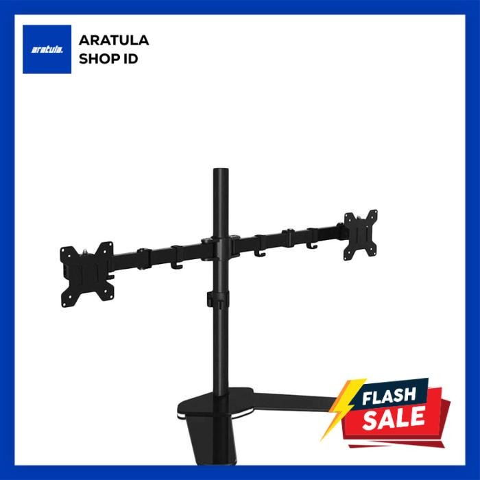 

BRACKET MEJA LCD LED TV 2 Monitor 13" - 27" OXIMUS HYDRA ZL1124 Kabel - OXIMUS HYDRA ZL1124