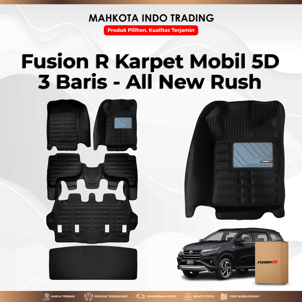 Fusion R Karpet Mobil 5D All New Rush Premium
