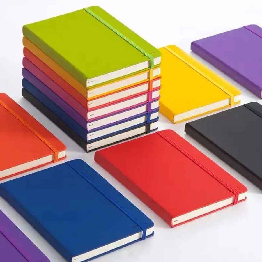 

Popular A5 Strap Notebook, 200 Pages, School Supplies, Agenda, 1