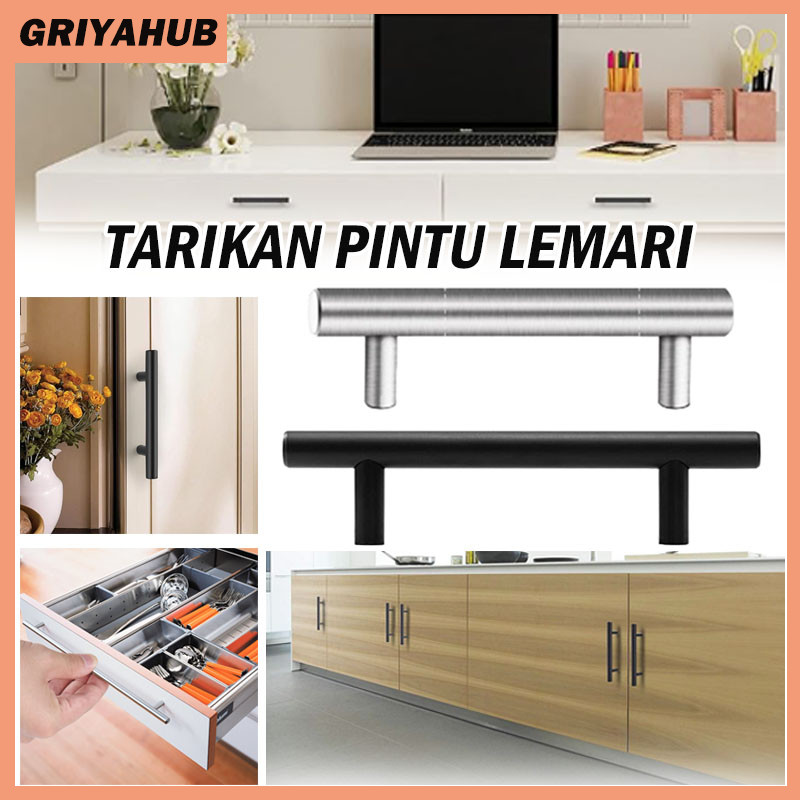 Tarikan Pintu Lemari/Arikan Handle Pintu Laci Lemari Kabinet Stainless/Handle Lemari