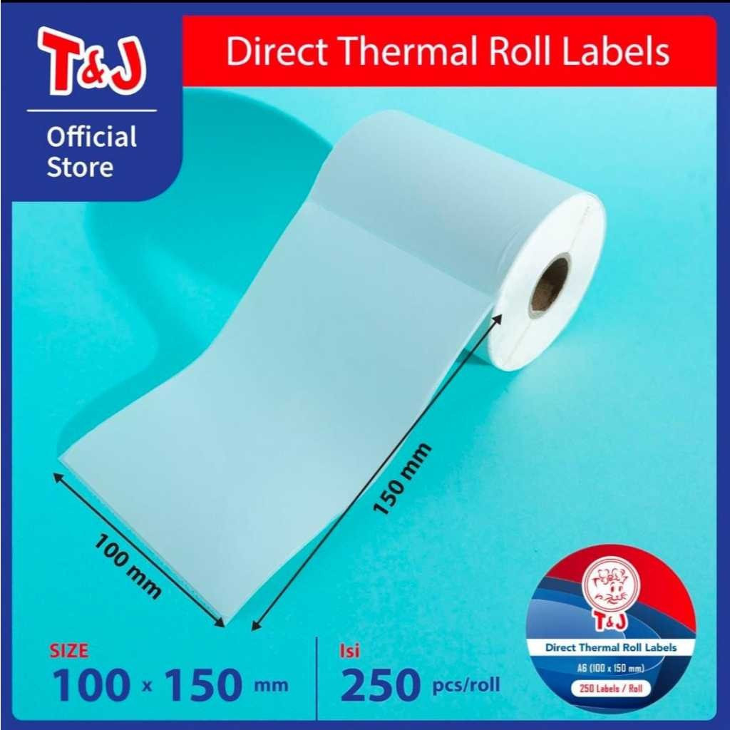 

Tom & jerry direct thermal sticker/sticker resi online 100x150mm 250lembar