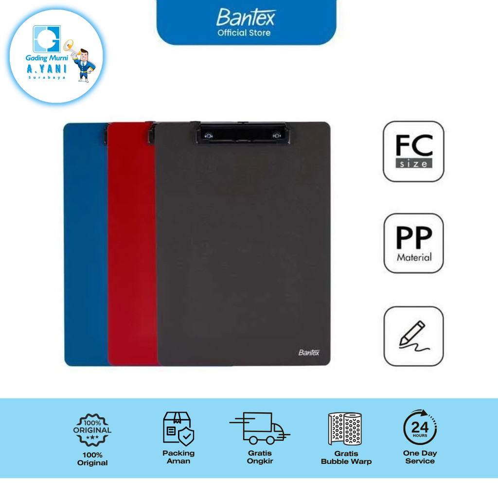 

BANTEX CLIP BOARD FC BF7502 BERBAGAI WARNA