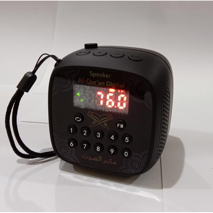 Speaker Mini Bluetooth Digital FM Radio - Hitam