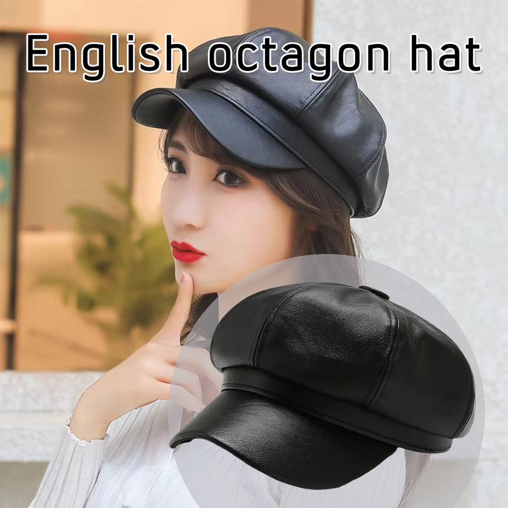 topi baret wanita Topi Baret Korea topi baret anak perempuan topi baret oktagonal korea untuk lingka