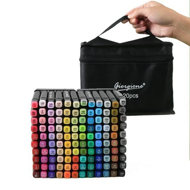

Giorgione Spidol Dual Side Fine Art Marker /spidol manga/spidol gambar 120 warna