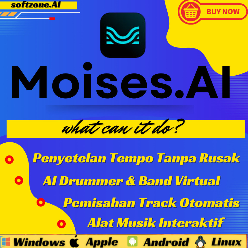 MOISES AI PREMIUM ALL DEVICE 1 Bulan dapat [ pro plan ] akun private