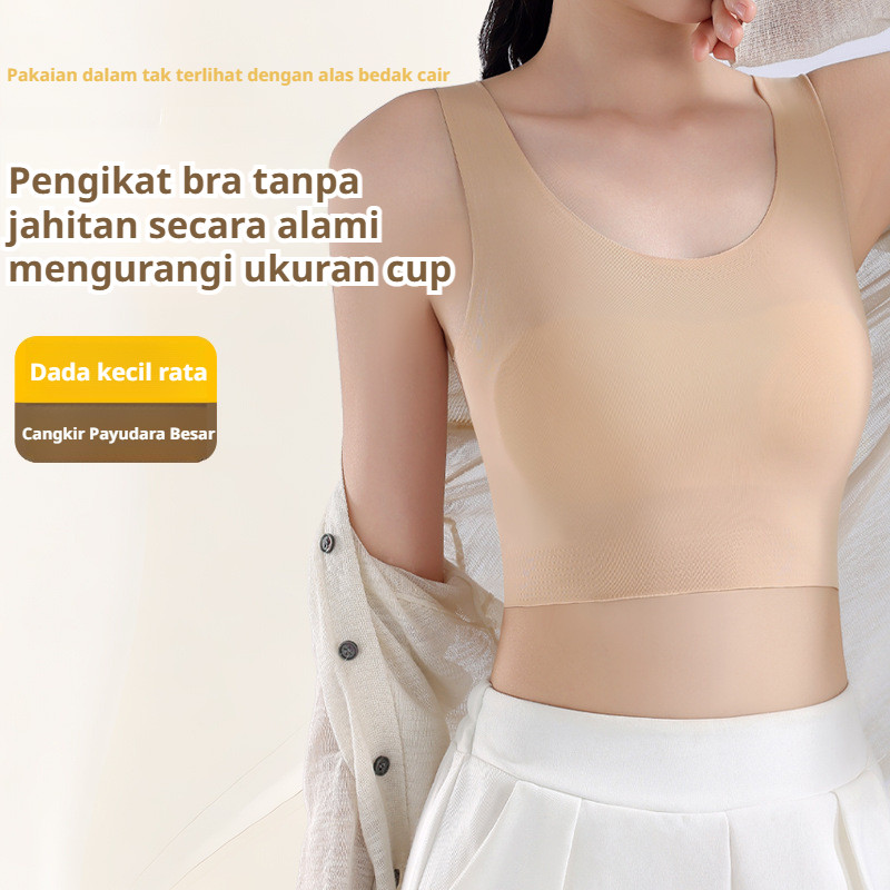 【Kirim dalam 24 jam】korset payudara /Pakaian Dalam Wanita Bra Tanpa Kawat Sport Bra Gym Push Up Bra 