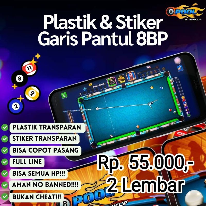 TEMPERED GLASS 8 BALL POOL
