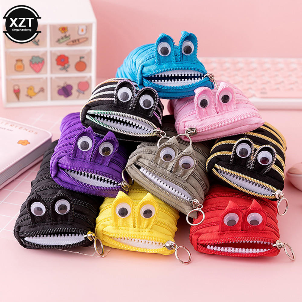 

Creative Halloween Caterpillar Zipper Pencil Case Stationery Storage Bag Children's Day Boy Girl Birthday Gift Pen Bags
