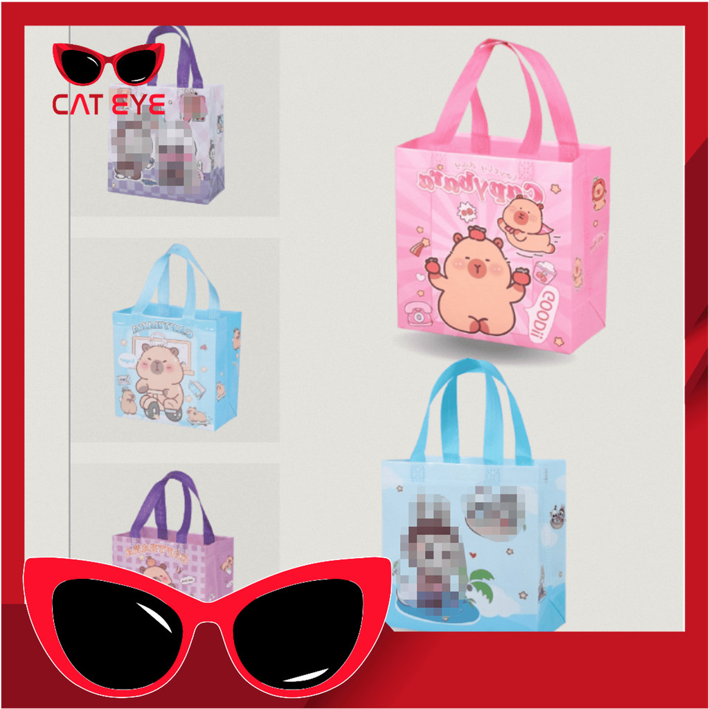 

PROMO - T6680 Tas Hadiah Ulang Tahun / Goodie Bag Capybara / Tas Souvenir Karakter Lucu / Goodie Bag Souvenir / Tas Kado Anti Air