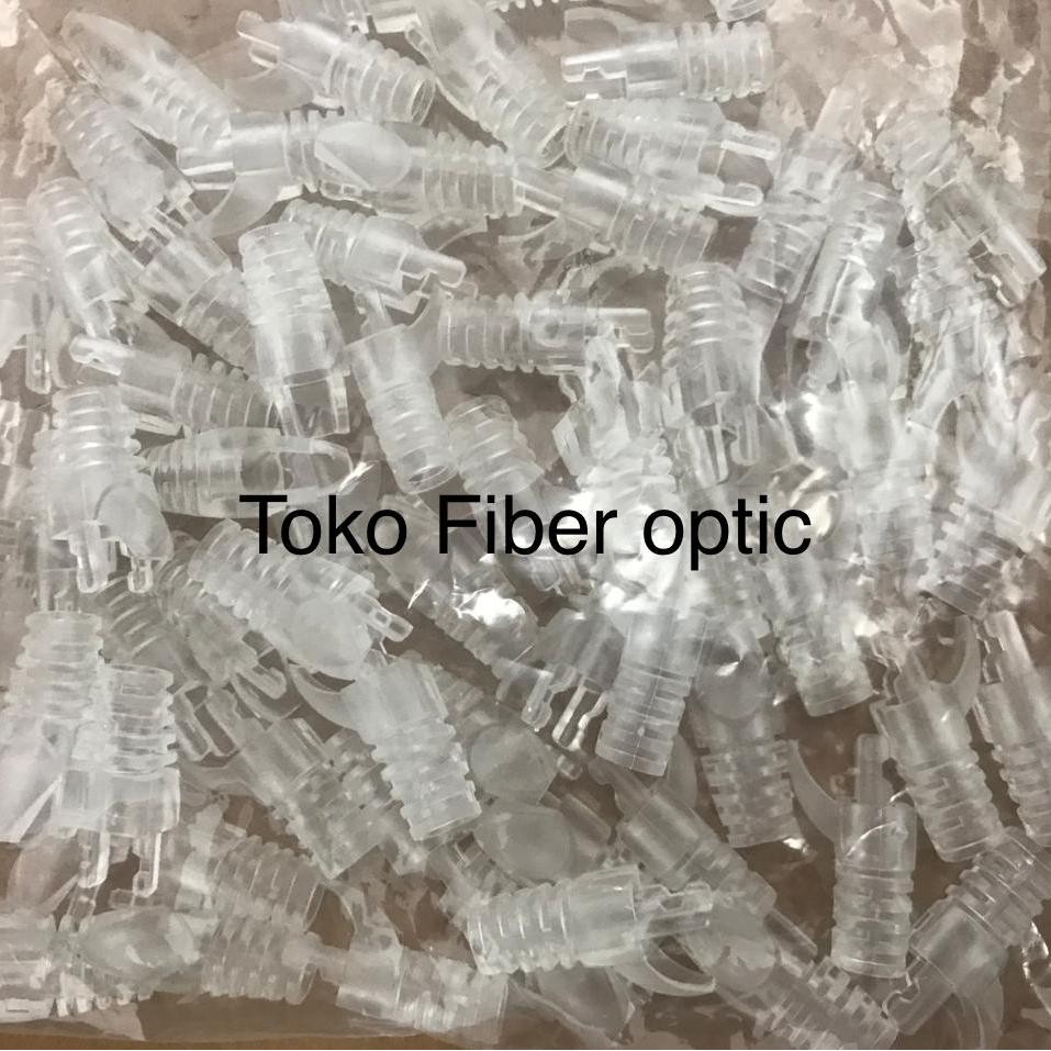 plug boot rj45 transparan /plug boot belden cat6/plug boot rj45 isi 50