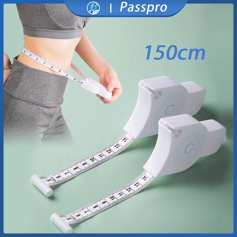 150cm Meteran Lingkar Meteran Untuk Mengukur Badan Meteran Baju Alat Ukur Badan Alat Meteran Badan M