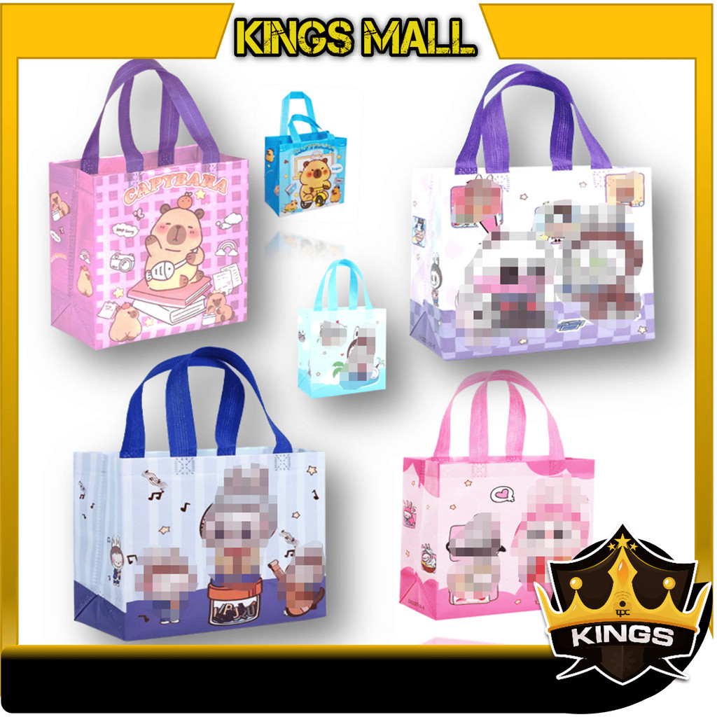 

Kings - T6680 Goodie Bag Capybara / Tas Souvenir Karakter Lucu / Goodie Bag Souvenir / Tas Kado Anti Air / Tas Hadiah Ulang Tahun