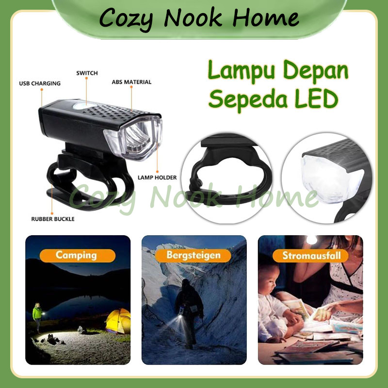 Lampu LED Sepeda Depan Super Terang Senter / Lampu Depan Sepeda Senter Kuat Senter / Sepeda Gunung R