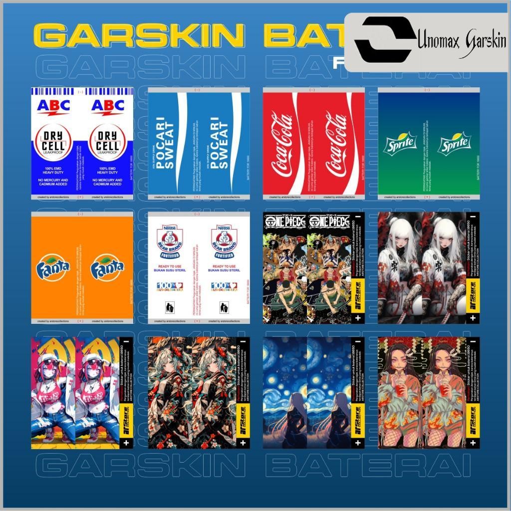 

[UNOMAX GARSKIN] garskin baterai 18650 new product
