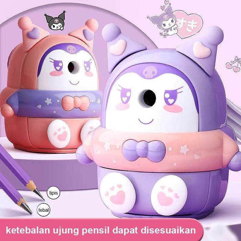 

BOBOMART Sharpener Rautan Serutan Putar Dingb (Kuromi, Transformer, DLL)