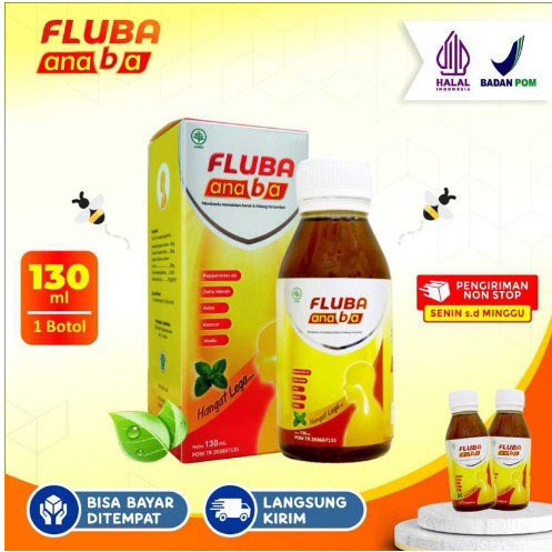 

Fluba Anaba - Mengatasi Masalah Pernafasan Dan Tenggorokan | 1 Botol