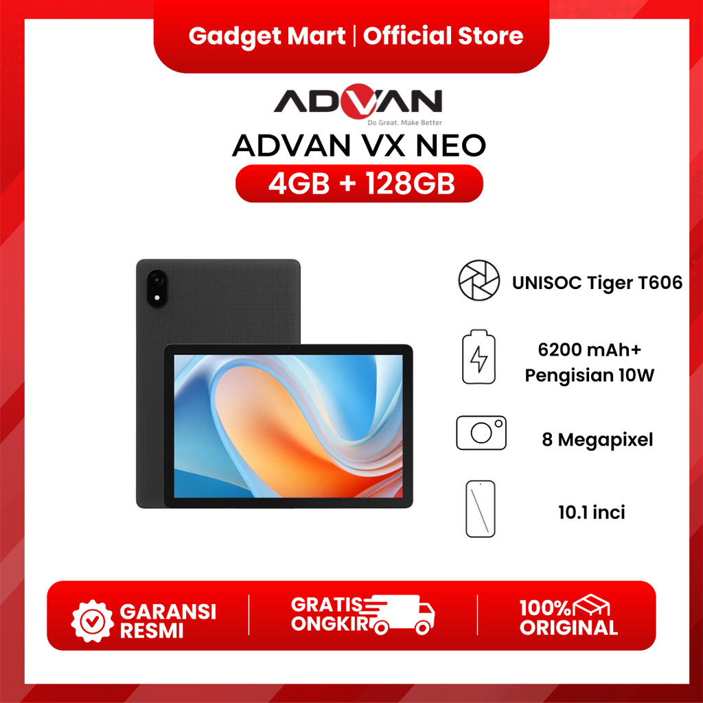 Advan Tab VX NEO 4/128GB - Garansi Resmi