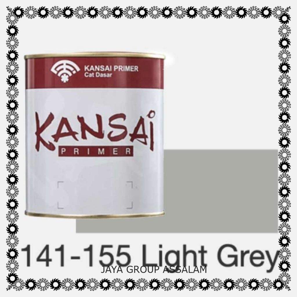 

Cat minyak Ftalit Kansai paint 1 kg primer/zyncomate light grey 155