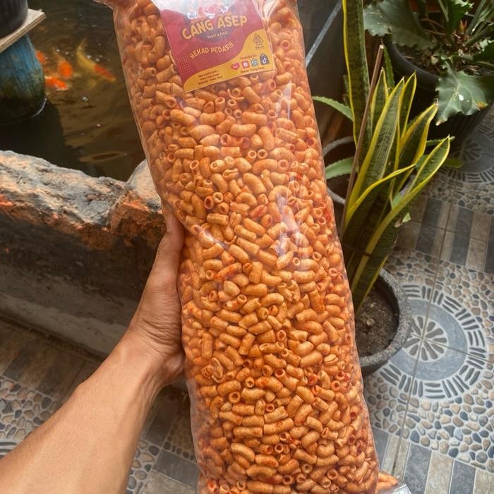 

SALE MAKARONI BANTAT PIPA SUPER 1KG - CANG ASEP SNACK Food Makanan Cemilan Pedas - PEDAS BALADOTERLARIS
