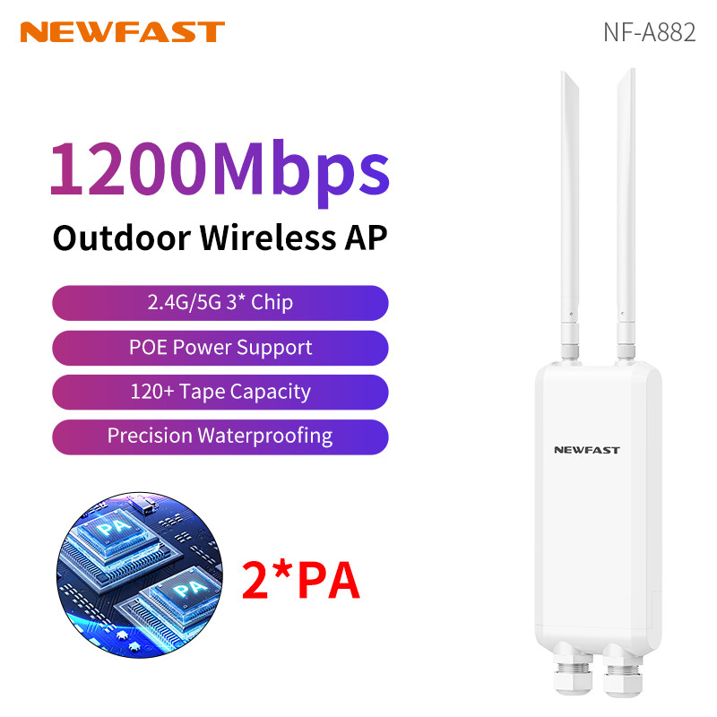 Comfast 1200Mbps WiFi Outdoor Access Point WiFi Long Range Wireless Signal WiFi Antenna Extender Rou