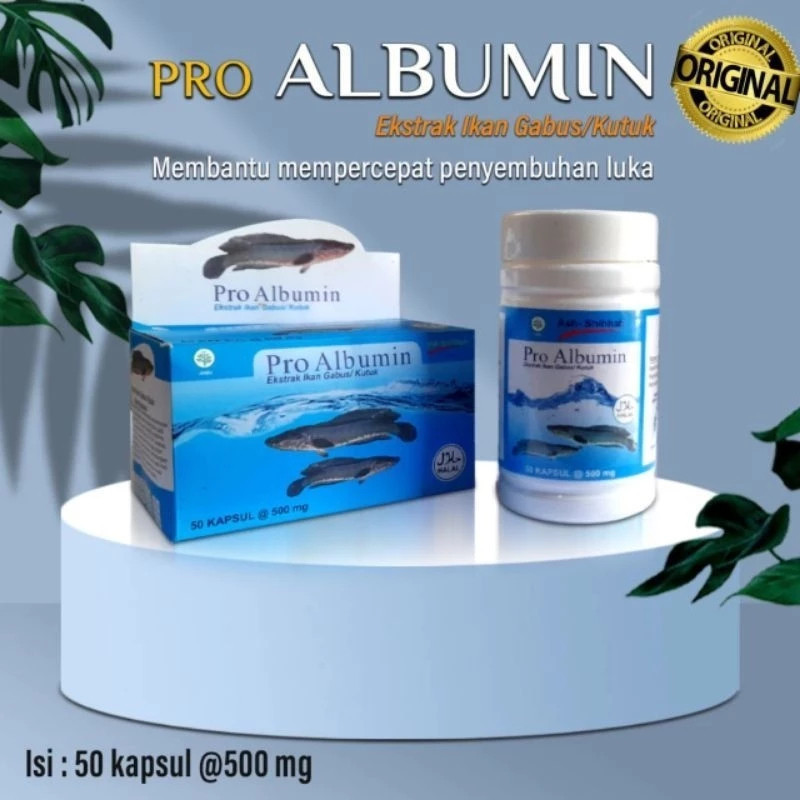 Depo Prabot - Kapsul Ekstrak Ikan Gabus Isi 50 kapsul @500mg  Membangun & Memperbaiki Jaringan Sel T