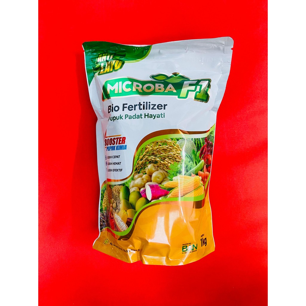 pupuk padat hayati bio fertilizer MICROBA F1 isi 1KG menetralisir ph tanah dari CV BAKTI ALAM