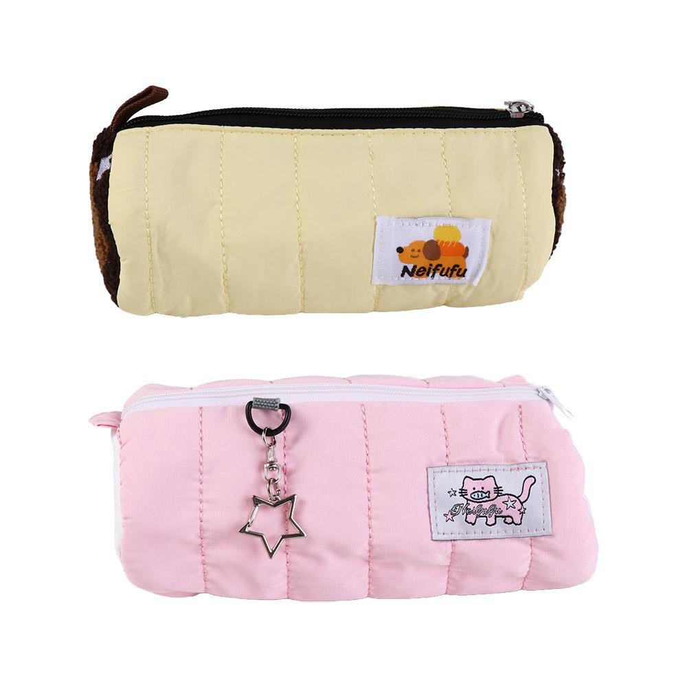 

Design Pen Holder Cake Roll Pencil Bag Storage Bag Zipper Stationery Bag Cute Funny Pen Case School