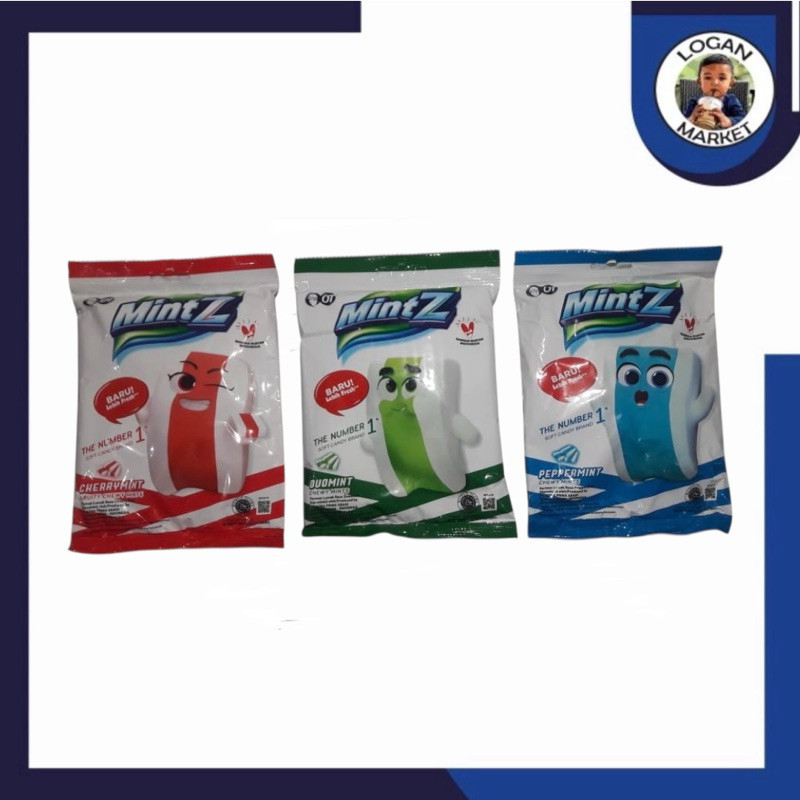 

Mintz Permen Peppermint Duomint Cherrymint Grapemint