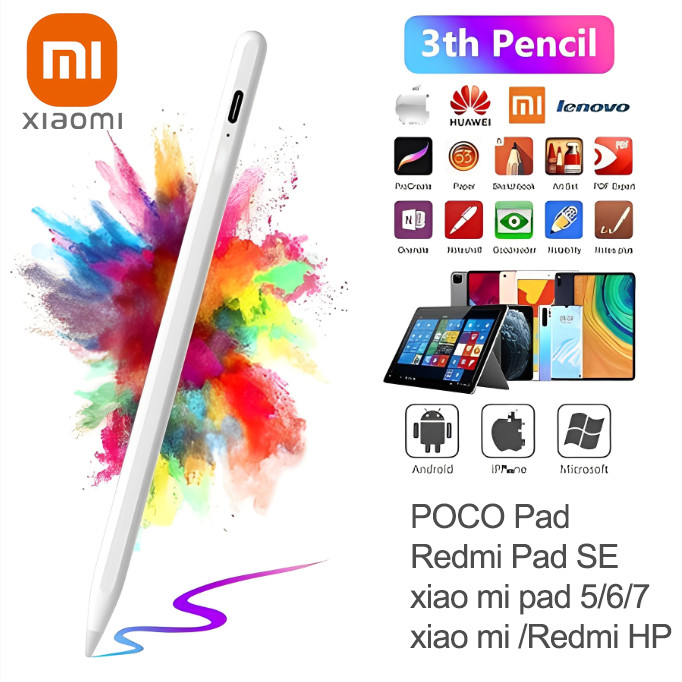

Garansi 24 Bulan 100%Asli XlAOMI Stylus Pen Universal Compatible for iPad Samsung Huawei IOS /Android Tablet Pencil Stilus