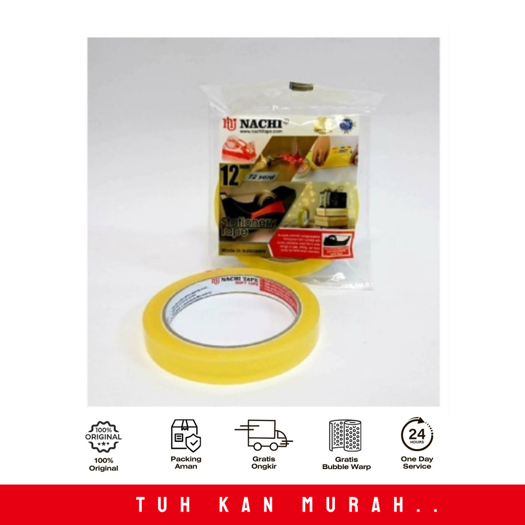 

NACHI ISOLAS 1/2"x72Y/PCS UKURAN 12MM X 72Y