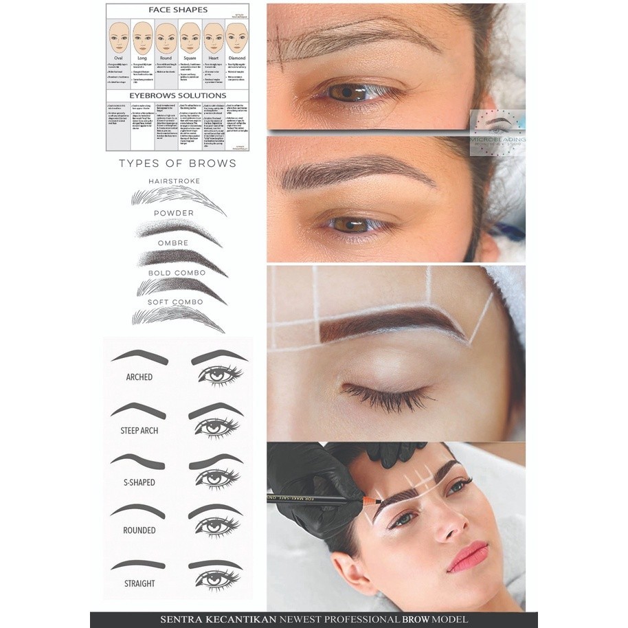 Poster Brow embroidery sulam alis