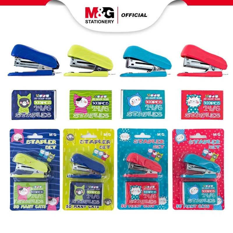 

M&G"SO MANY CATS" Mini Stapler 24/6