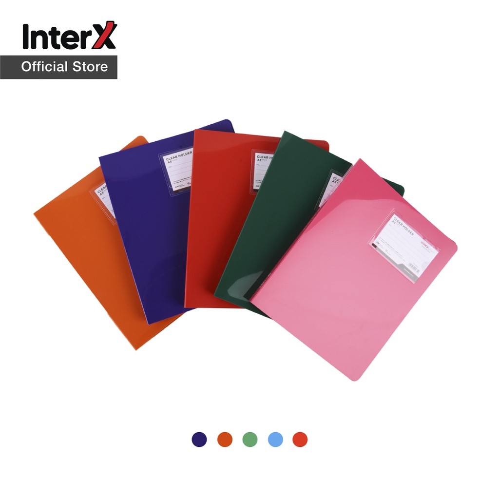 

( 1 BUAH / PCS) INTER-X Clear Holder A5 20 Sheet