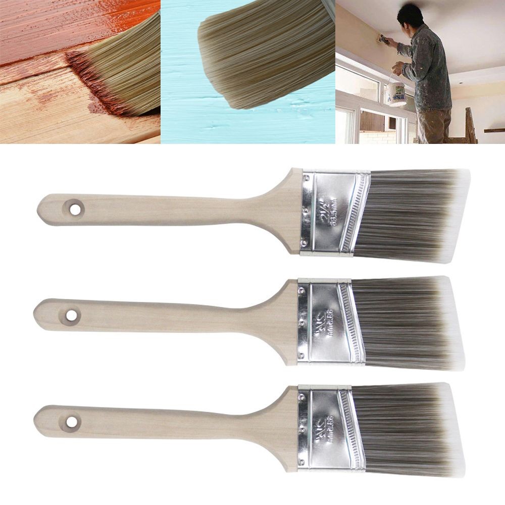 

Durable Advanced Bristles Slanted Mouth Brush Paint Brush Water Paint Brush Paint Repair Brush Cleaning