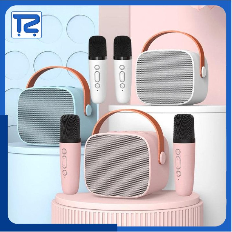 Speaker Bluetooth Portable Wireless K1 Dengan 2 Microphone Super Bass Portable AH101