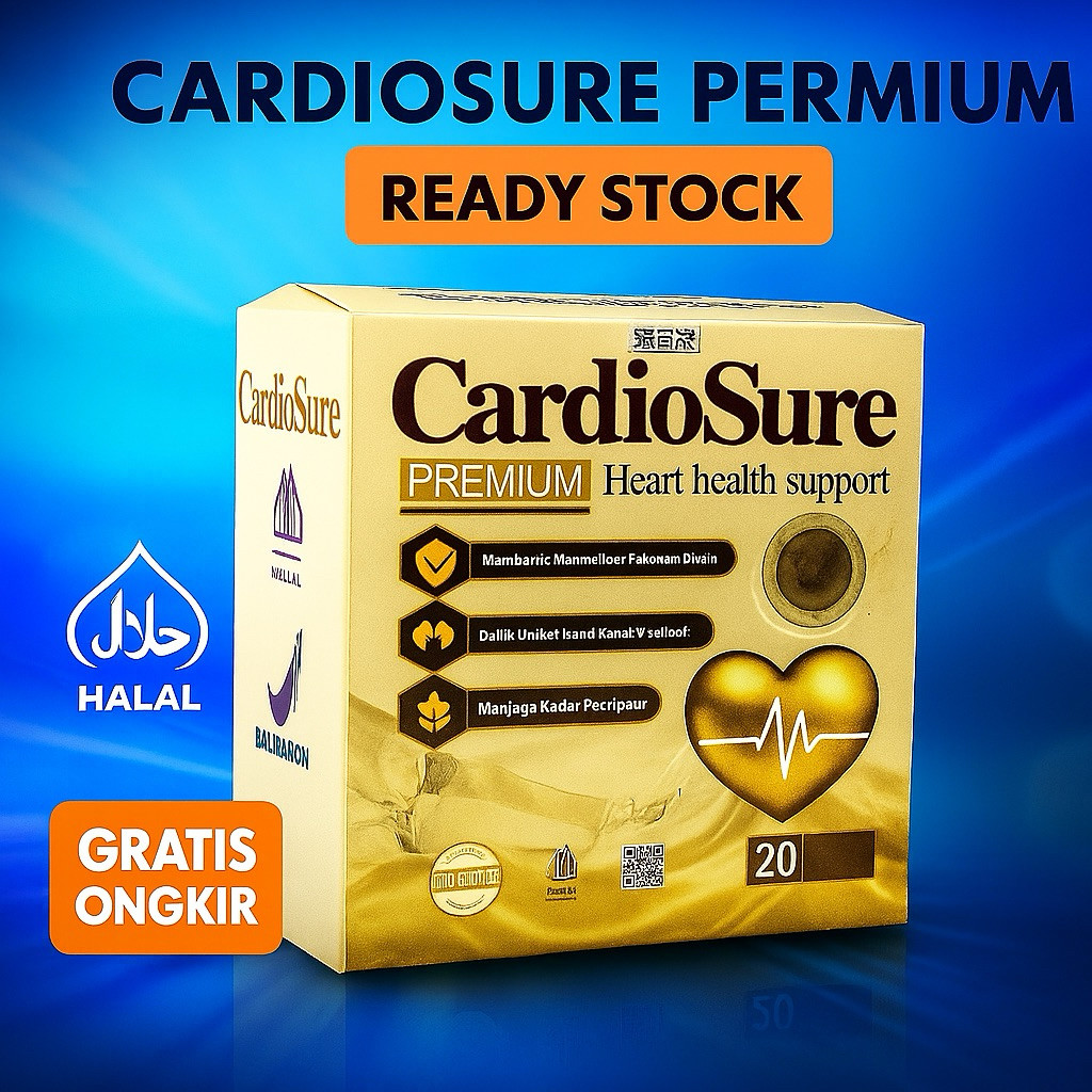 

Promo cardiosure asli 100% original susu cardio sure utk kesehatan jantung hipertensi kolesterol