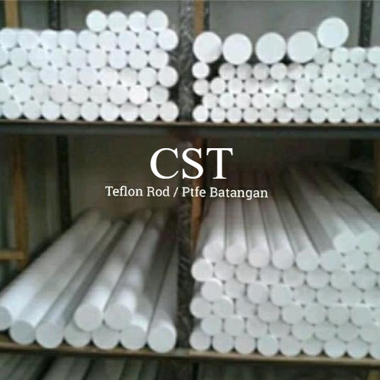 PTFE ROD Batangan Dia 40mm / teflon Batang / Ptfe rod 50cm