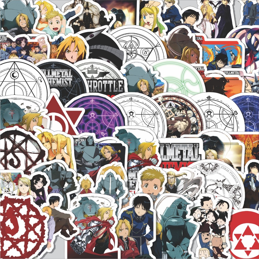 

Stiker Cutting Pack Stiker Anime Series Full Metal Alchemist Character Mix 1 Isi 100Pcs Series Aesthetic Lucu Keren Untuk Koper Bahan Vynil
