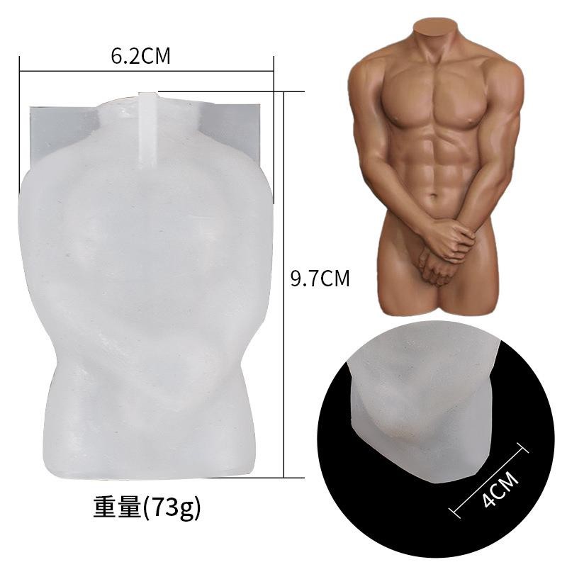 

DIY Simulation Body Candle Silicone Mold Shy Woman Man Body Silicone Mold Aromatherapy Candle Mold Candle Making Supplies Tools
