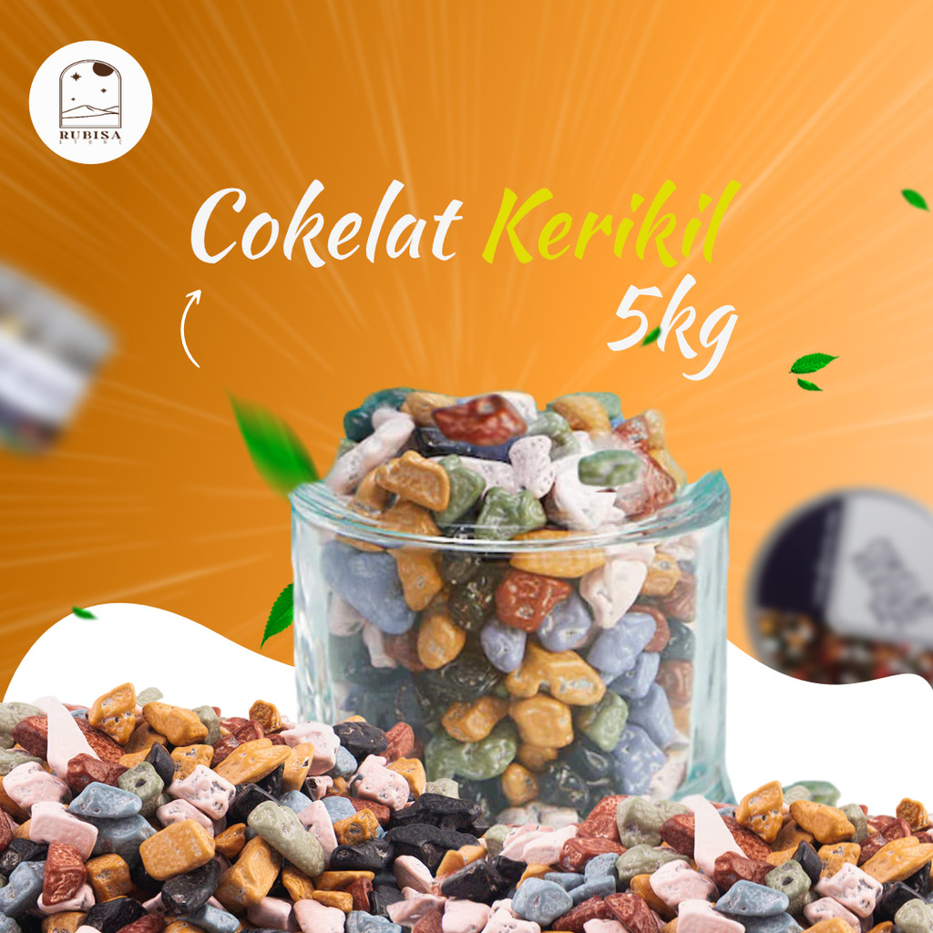 

Cokelat Kerikil 5kg - Cokelat oleh- oleh Haji Umroh - coklat 5kg