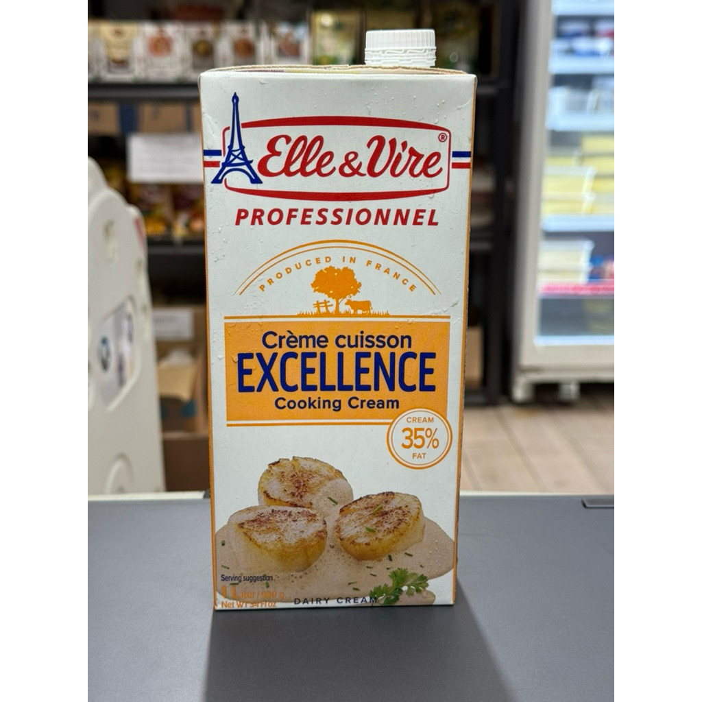 

Elle & Vire EXCELLENCE Cooking cream 35% FAT 1L/1Liter - INSTANT ONLY