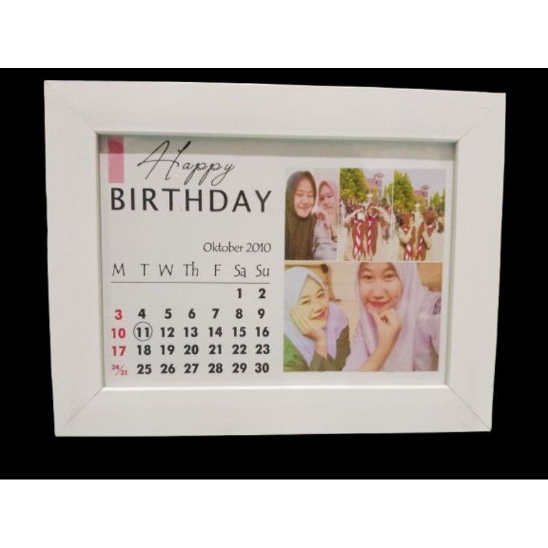 

bingkai + photo kado ulang tahun