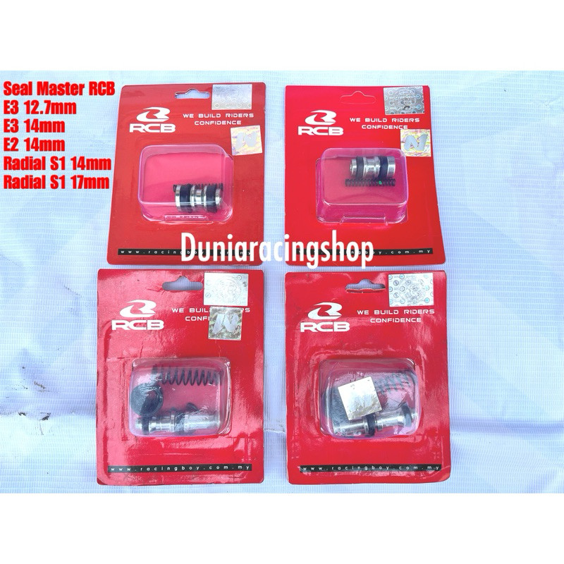 Seal master rem RCB Radial S1 14MM 17MM  E2 Oval 14MM E3 kotak 12.7MM Master rem RCB Radial S1 Maste