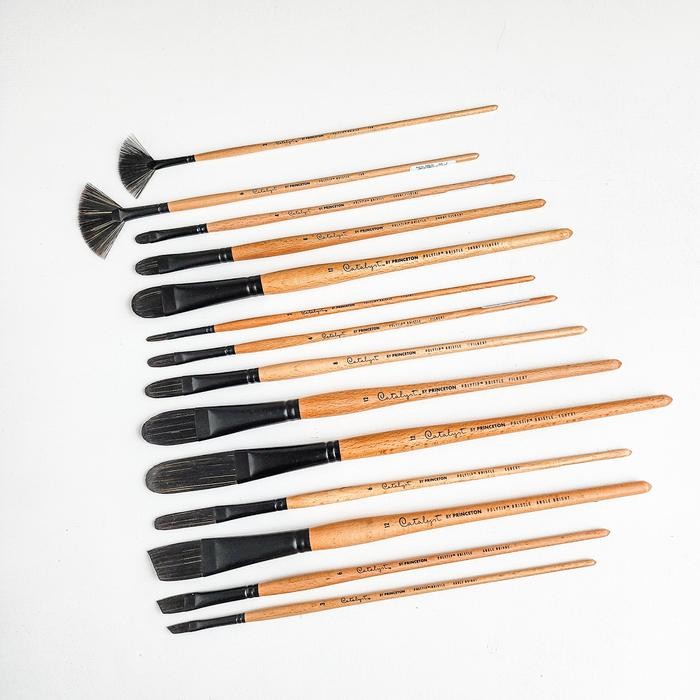 

Kuas Lukis Princeton Catalyst Polytip Bristle Paint Brush PART 2 - Angle Bright 3