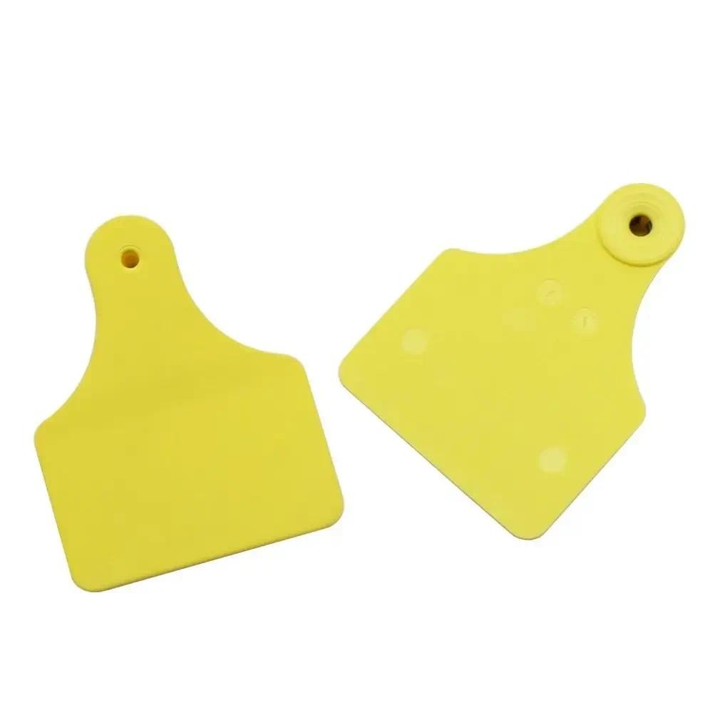 

5 Pcs TPU Double-sided Cattle Wordless Ear Tag Marker Custom Number Cow Pig Horse Earrings Farm Animal Identification Card